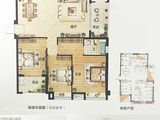 马尾正荣财富中心_4室2厅2卫 建面137平米
