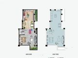 三盛雅居乐璞悦长滩_3室2厅2卫 建面90平米
