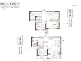 华润中央公园_4室3厅2卫 建面125平米