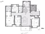中冶上河雅筑_4室2厅2卫 建面127平米