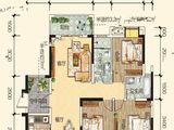 宏信玫瑰城3期_3室2厅2卫 建面117平米