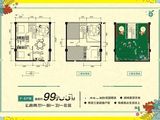 东风合运花园_3室2厅1卫 建面99平米