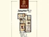 锦绣城三期_2室2厅1卫 建面94平米