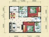 阳光海上_2室2厅1卫 建面80平米
