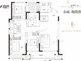 永威梅隆郡_4室2厅1卫 建面135平米