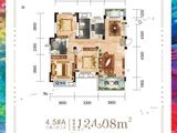 天润智慧城_3室2厅2卫 建面124平米