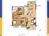 鸿翔江誉2期_3室2厅2卫 建面132平米