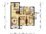 融创臻园_3室2厅2卫 建面121平米