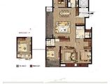 雅居乐万科中央公园_4室2厅2卫 建面155平米