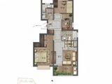 宝丽天樾_3室2厅1卫 建面92平米