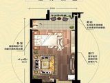 城市桂冠公寓_1室1厅1卫 建面61平米