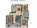 凯旋浩城雍和府_3室2厅2卫 建面114平米