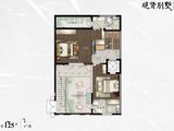 万科观贤别墅_4室2厅7卫 建面125平米