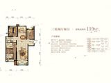 保利壹号公馆四期_3室2厅2卫 建面119平米