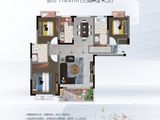 信业朝阳城_3室2厅2卫 建面119平米