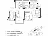 宝昌利御景御峰公馆_3室2厅2卫 建面88平米