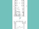 瀚德IBC汇智广场_约57㎡LOFT户型 建面57平米
