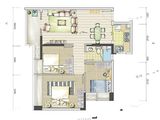 平沙九号广场_3室2厅2卫 建面90平米