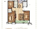 鸿泰花漾城四期_3室2厅2卫 建面142平米