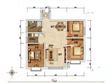 煜利佳苑_3室2厅1卫 建面114平米
