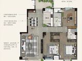 世茂御景湾_3室2厅2卫 建面143平米