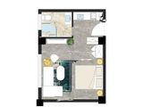 栾川友谊宾馆领寓_1室0厅1卫 建面47平米