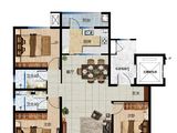 鲁商融港玺悦府_3室2厅2卫 建面141平米