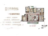 中海玖嶺南山_3室2厅2卫 建面137平米