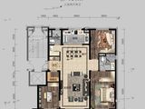 万科翡翠滨江_3室2厅2卫 建面131平米