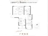 蓝宝桃源里_3室2厅1卫 建面113平米