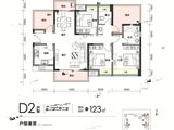 泓泰花园_3室2厅2卫 建面123平米