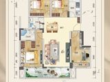 宏科时代城市花园_4室2厅2卫 建面111平米