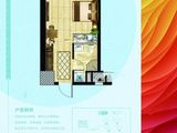 睿鼎国际中心_1室1厅1卫 建面35平米