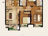 大华鸿郡_3室2厅2卫 建面100平米