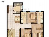 金辉优步悦山_3室2厅2卫 建面103平米