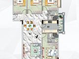 江峰翠苑_4室2厅2卫 建面154平米