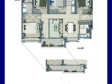 龙湖春江天玺_4室2厅2卫 建面120平米