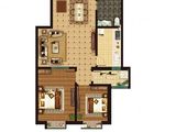 天保绿城_2室2厅1卫 建面77平米