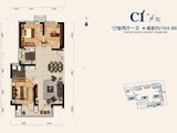 荣盛桃李观邸_3室2厅1卫 建面104平米