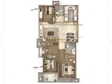 万科中南府_3室2厅2卫 建面124平米