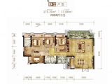 泽京时代广场_4室2厅2卫 建面175平米