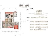 盈胜春晓_2室2厅2卫 建面139平米