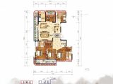 高新现代城_4室2厅4卫 建面194平米