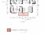 龙光天宸_4室2厅2卫 建面120平米