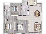 鹿园华府_3室2厅2卫 建面118平米