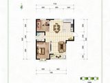 云泰心绿城_2室2厅1卫 建面100平米