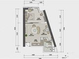 大连中心_1室1厅1卫 建面67平米