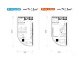 观澜公馆_1室1厅1卫 建面74平米