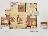 首创禧悦棠礼花园_3室2厅2卫 建面129平米