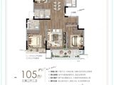 中南印象_3室2厅2卫 建面105平米
